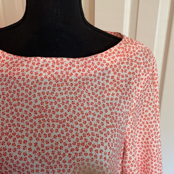 NWOT H&M Floral Print Blouse Size 14 - Picture 3 of 3